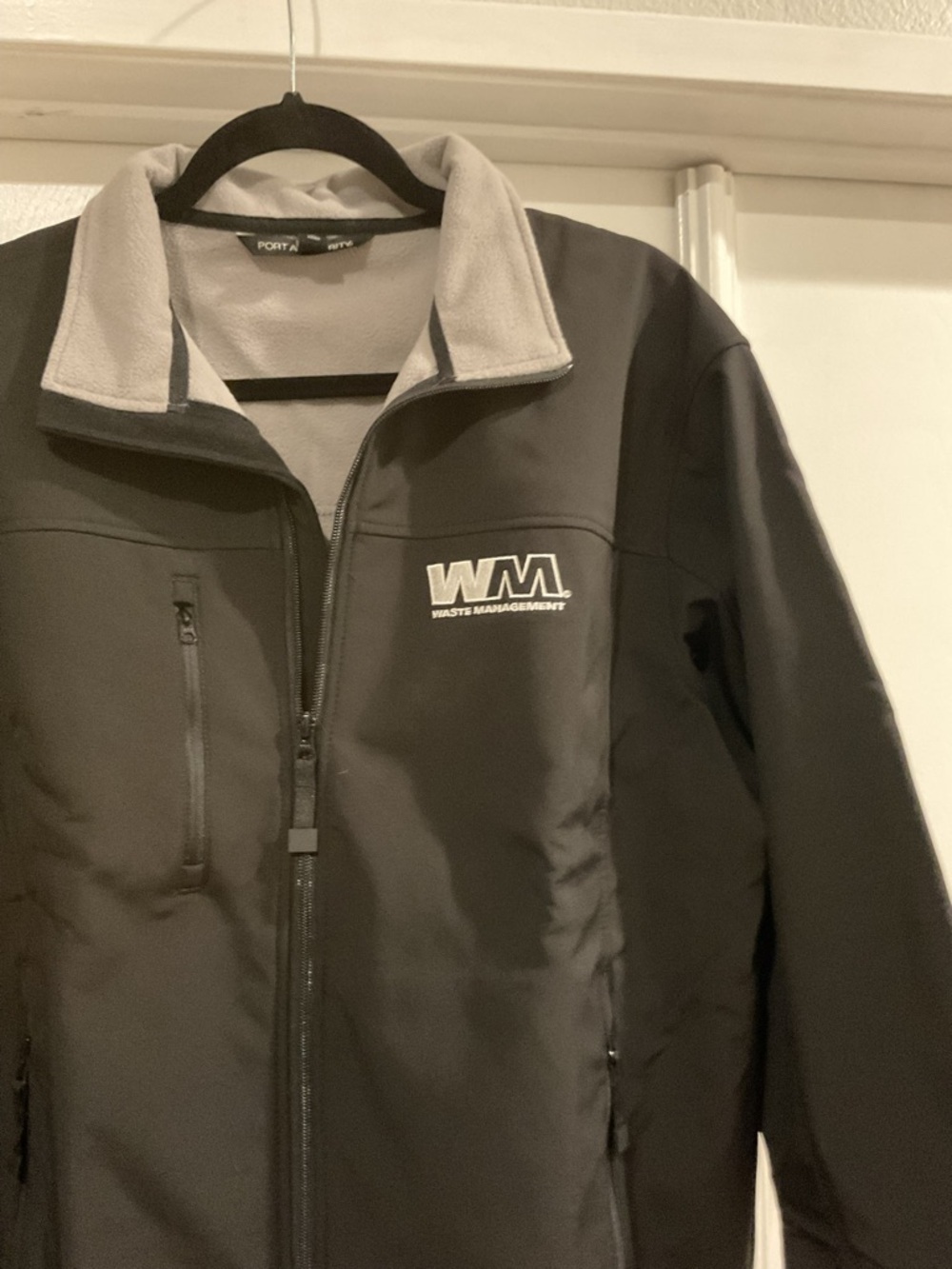 Port Authority Black Jacket with Gray Contrast Collar WM - Picture 2 of 6